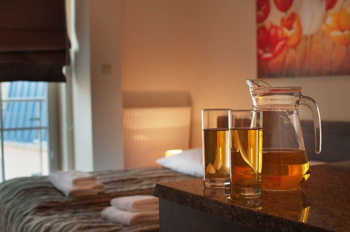 Wnętrze apartamentu Baltic Spa