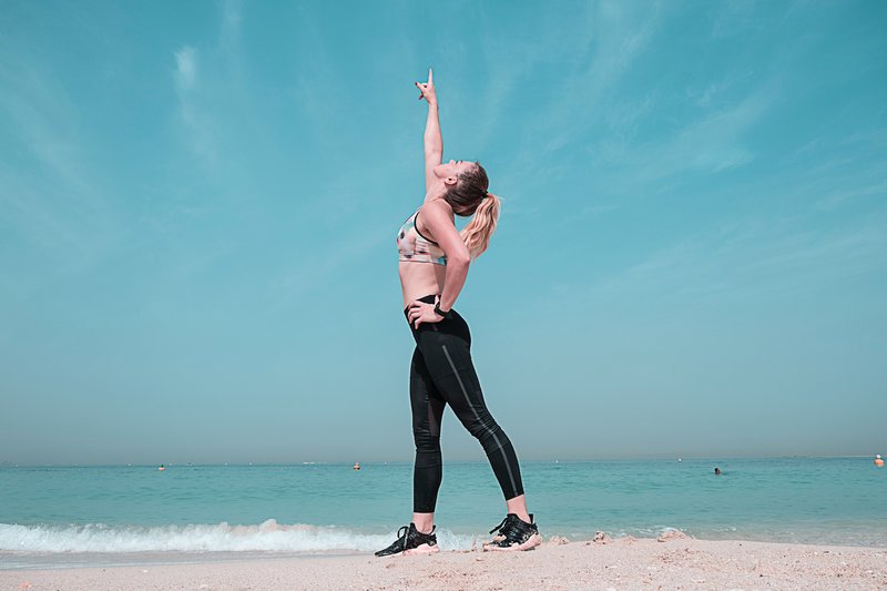 Kobieta na plaży