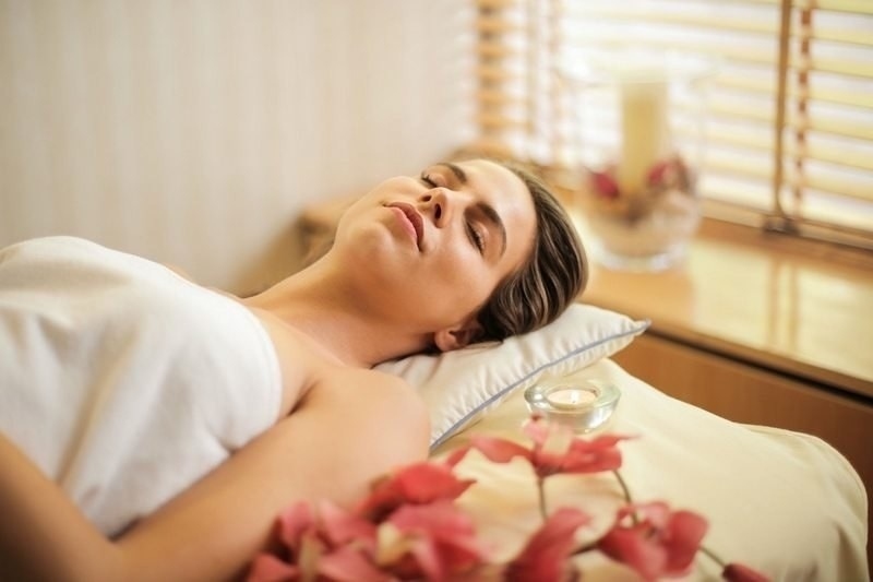 Kobieta w spa