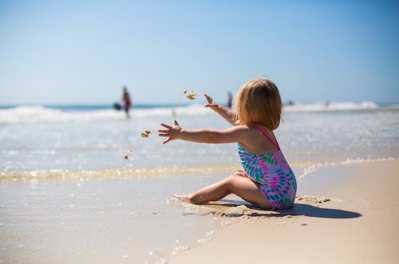 Dziecko na plaży