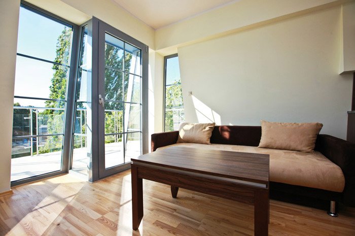 Wnętrze apartamentu w Baltic Spa