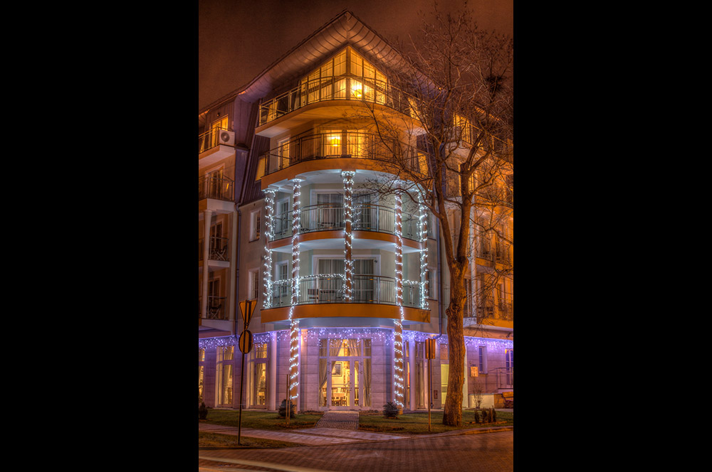 Baltic Spa wieczorem